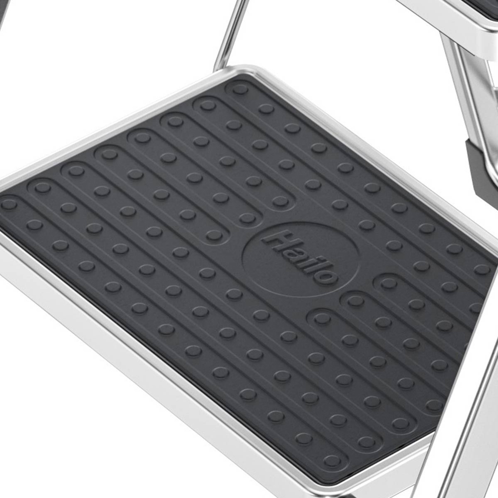 Hailo 4392-801 K70 2 Large Steel Step Folding Step Stool Image 5