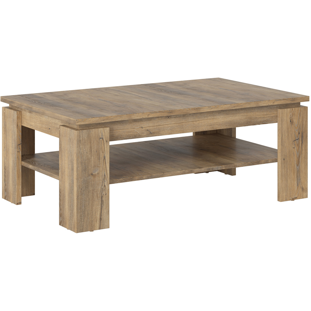 Florence Chestnut and Matera Grey Large Coffee Table Image 2
