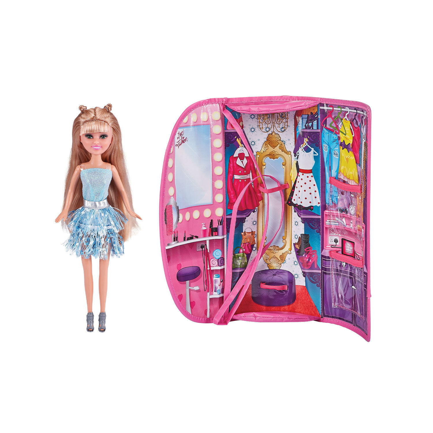 Sparkle Girlz Sequin Wardrobe Carry Case Image 8