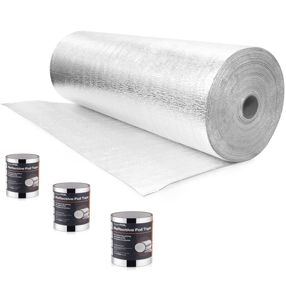 SuperFOIL 1.2 x 25m Floor Foam Insulation Kit Image 1