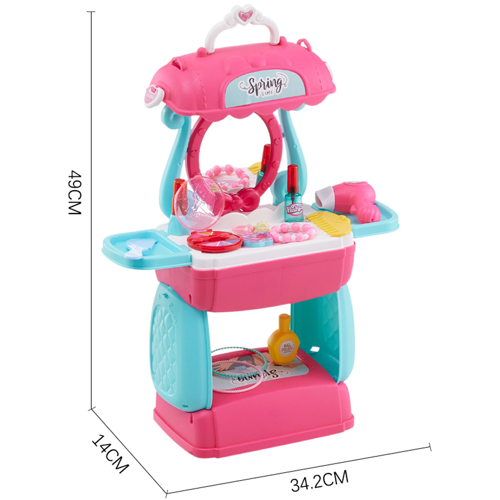 Living and Home Portable Dressing Table Toy Set Image 9