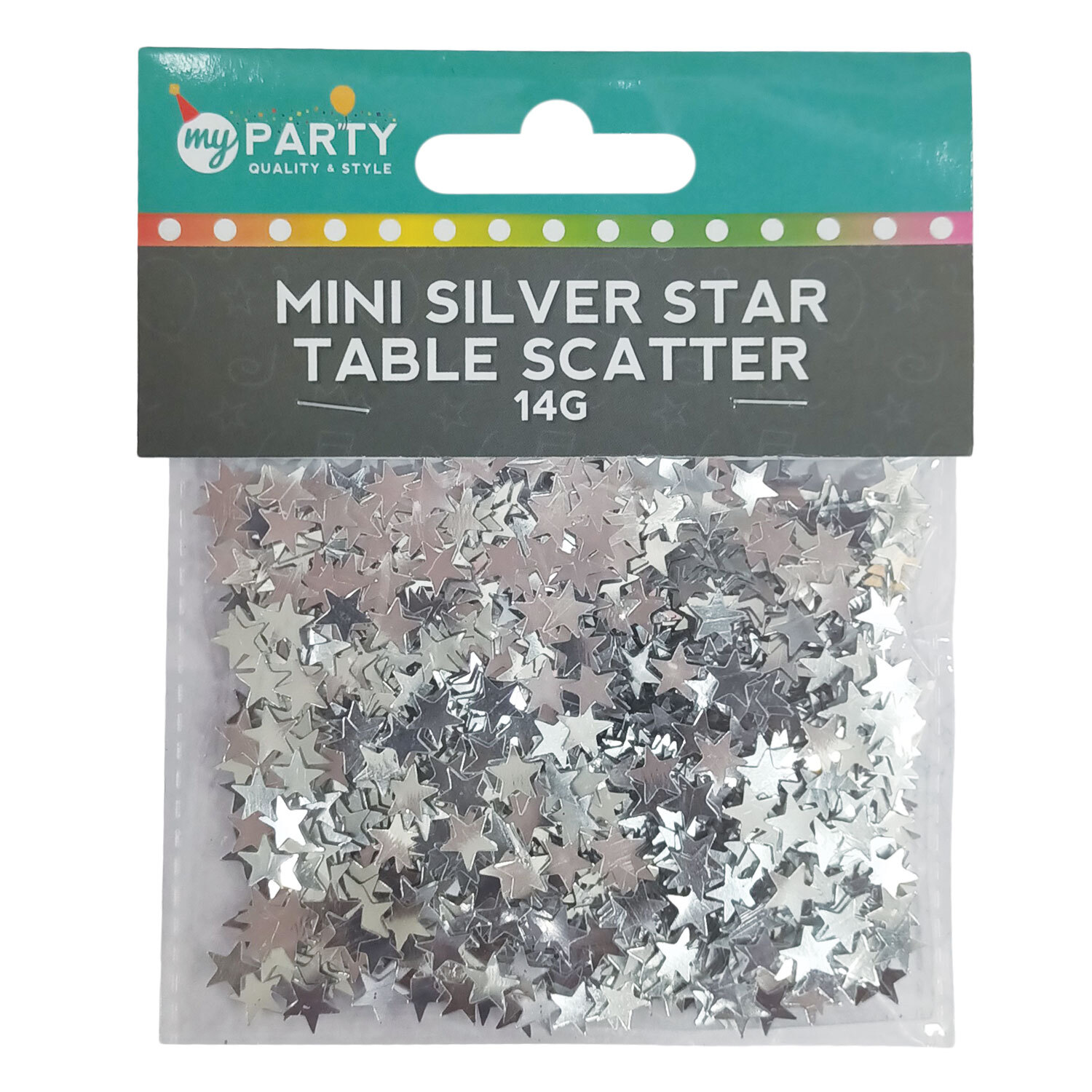 Mini Confetti Stars - Silver Image