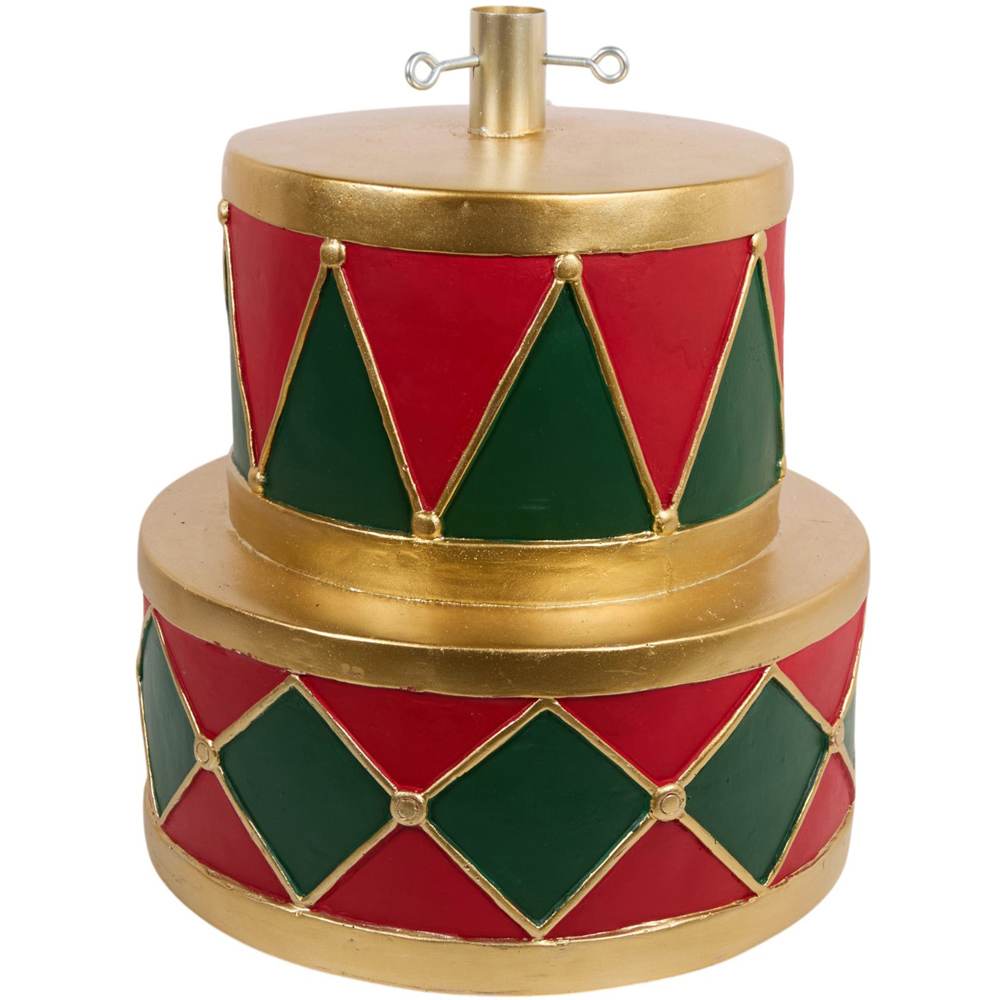 Stacking Drum Artificial Tree Stand Image 1