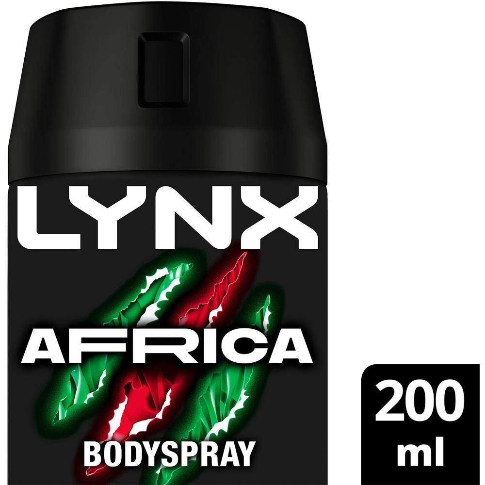 Lynx Africa Mandarin and Sandalwood 48H Protection Deodorant Body Spray 200ml 30 Pack Image 4