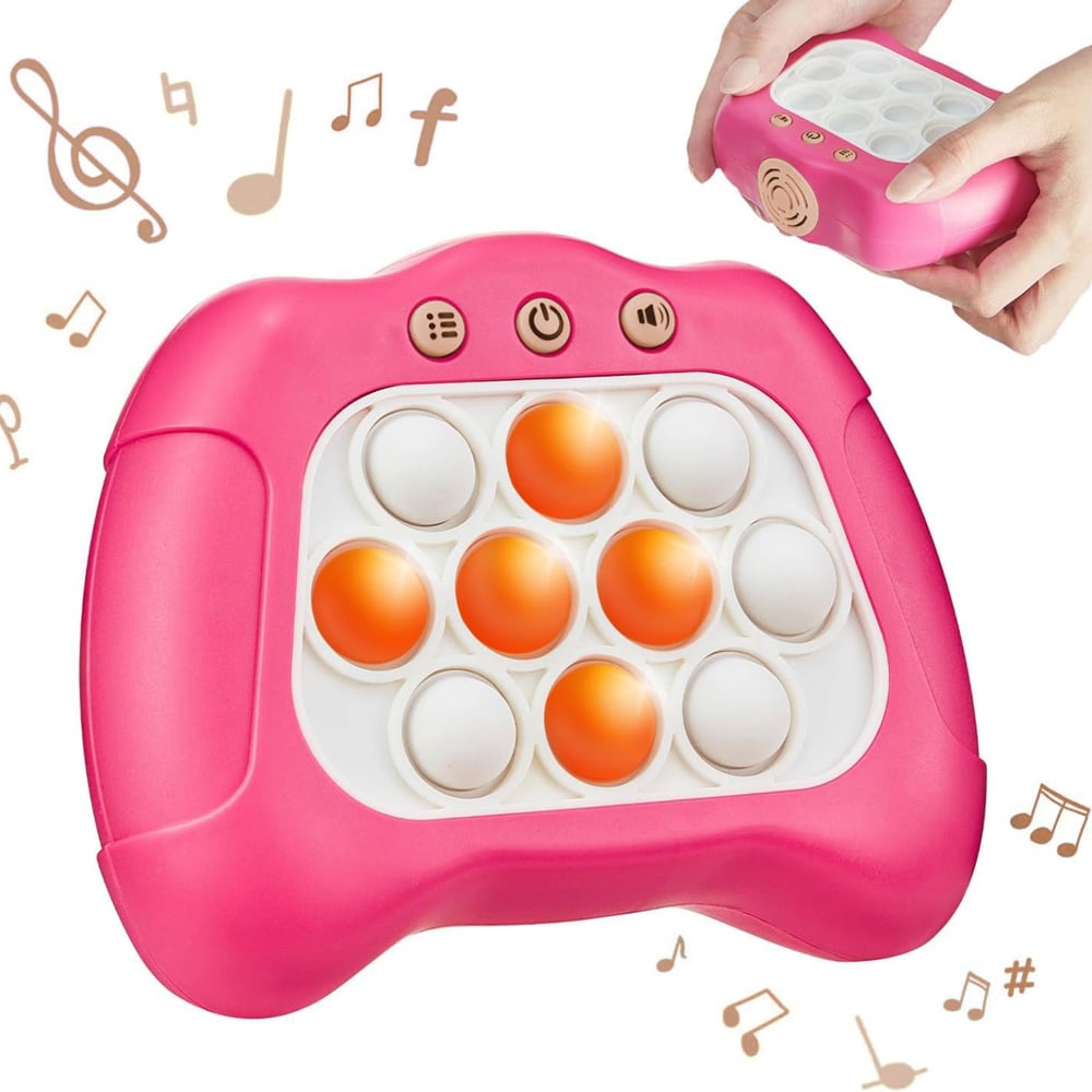 Alivio Pink Quick Push and Pop Sensory Fidget Toy Image 2