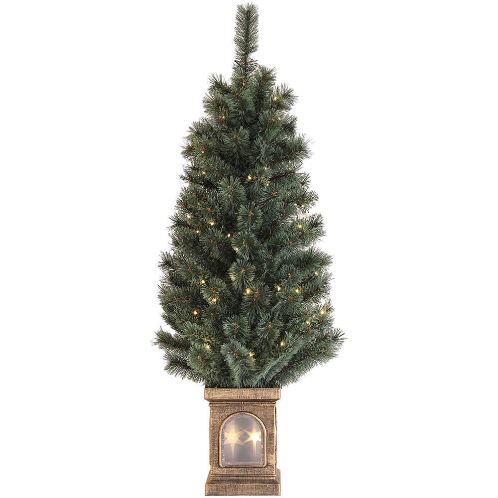 Everglow Warm White LED Pre-Lit Artificial Christmas Tree 4ft Image 1