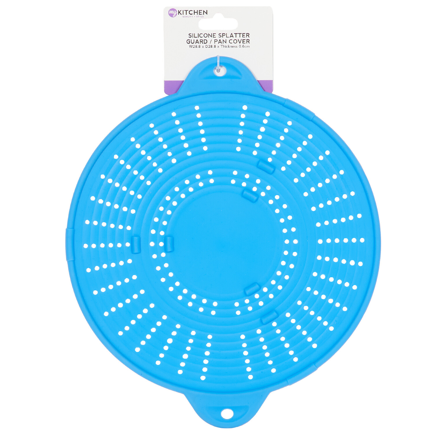 Silicone Splatter Guard and Pan Cover - Blue Image 1