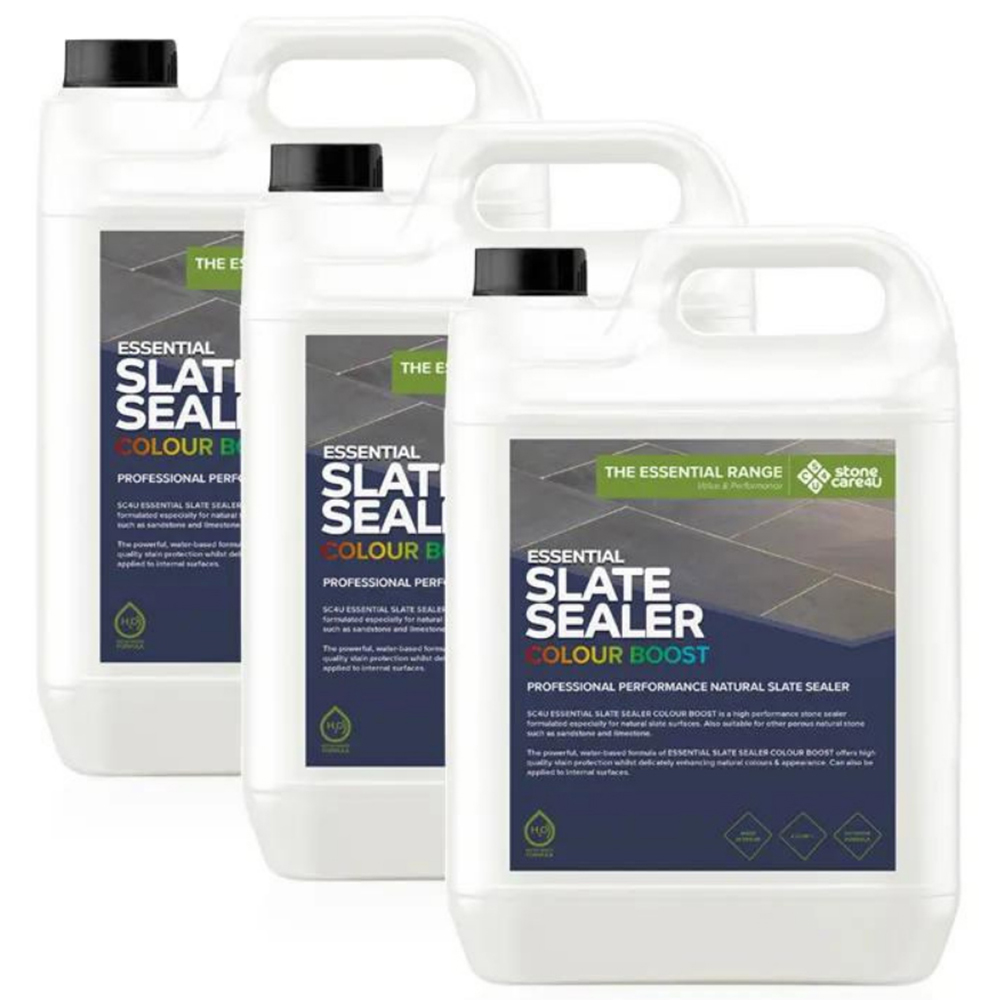 StoneCare4U Essential Colour Boost Slate Sealer 5L 3 Pack Image