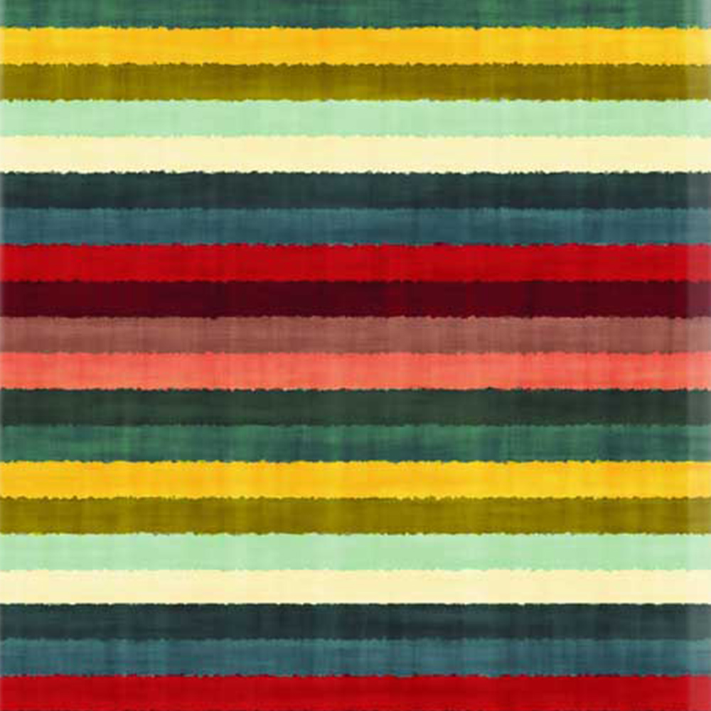Warren Reed Designer Medium Multicolour Striped Brish Pattern Suitcase Image 3