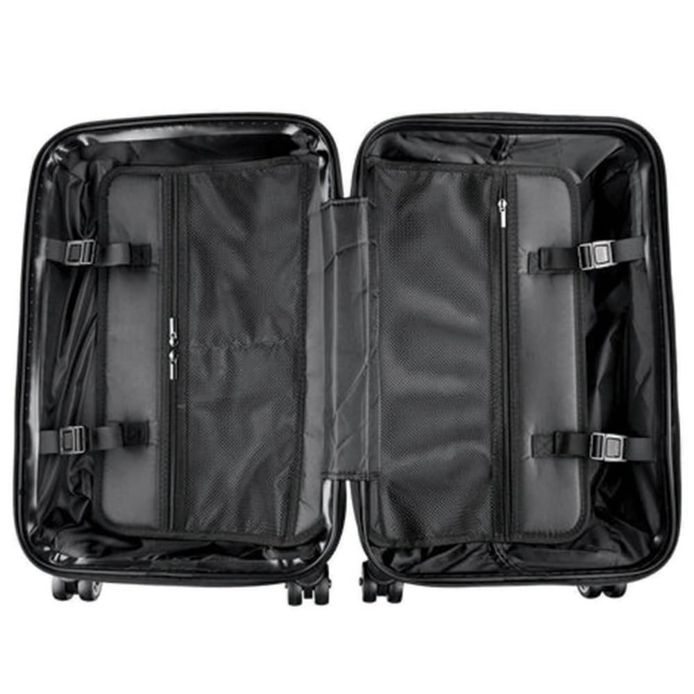 Warren Reed Designer Medium Splashart Labradoodle Dog with Glasses Suitcase Image 3