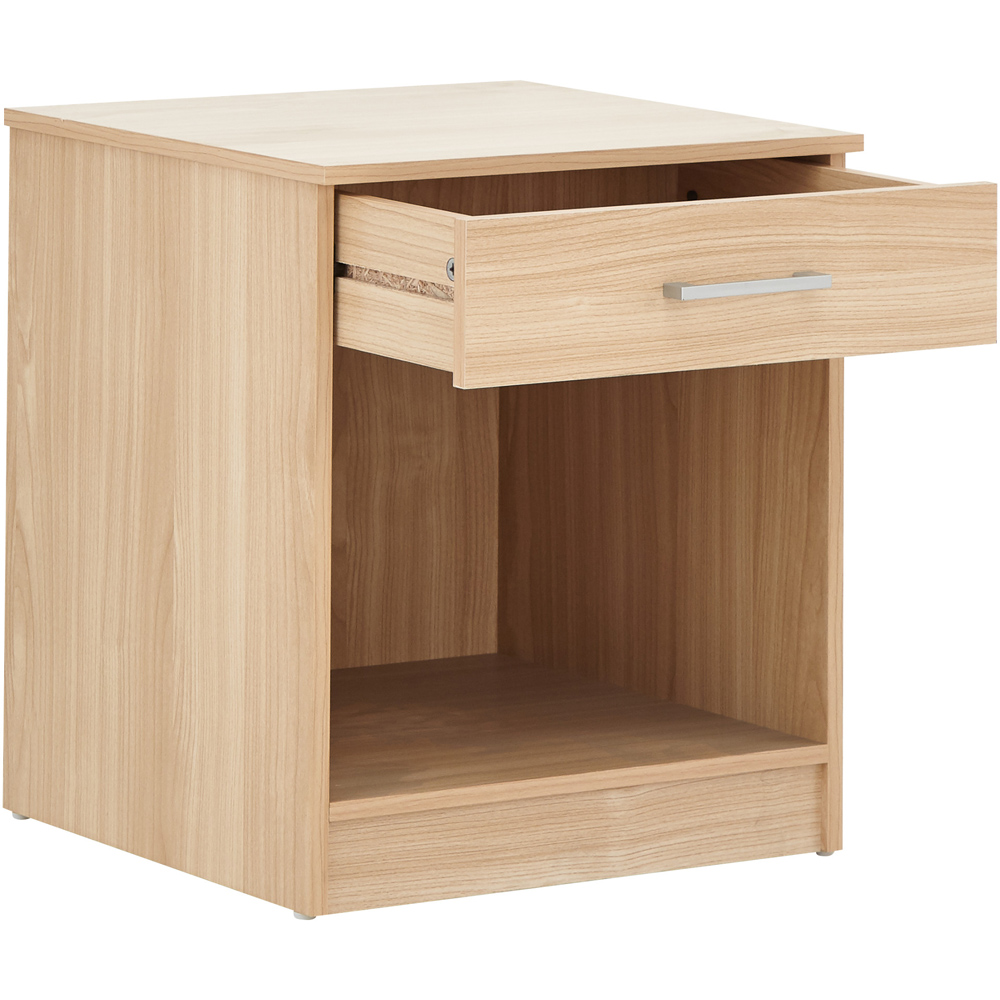 GFW Panama Oak Wood 4 Piece Bedroom Furniture Set Image 9