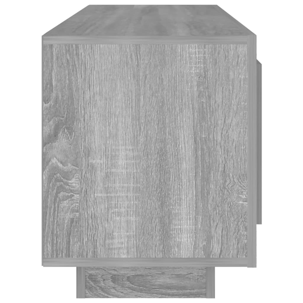 vidaXL 2 Door 2 Drawer Grey Sonoma TV Cabinet Image 6