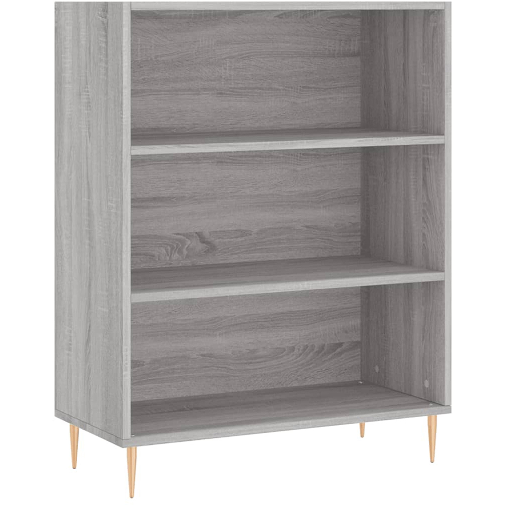 vidaXL 2 Door 3 Shelf Grey Sonoma Highboard Image 7