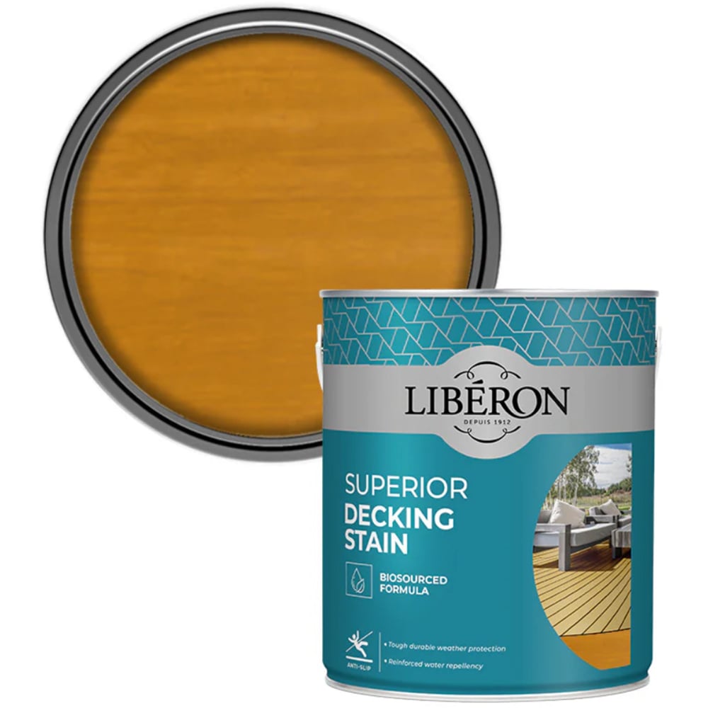 Liberon Superior Light Oak Decking Stain 2.5L Image 1