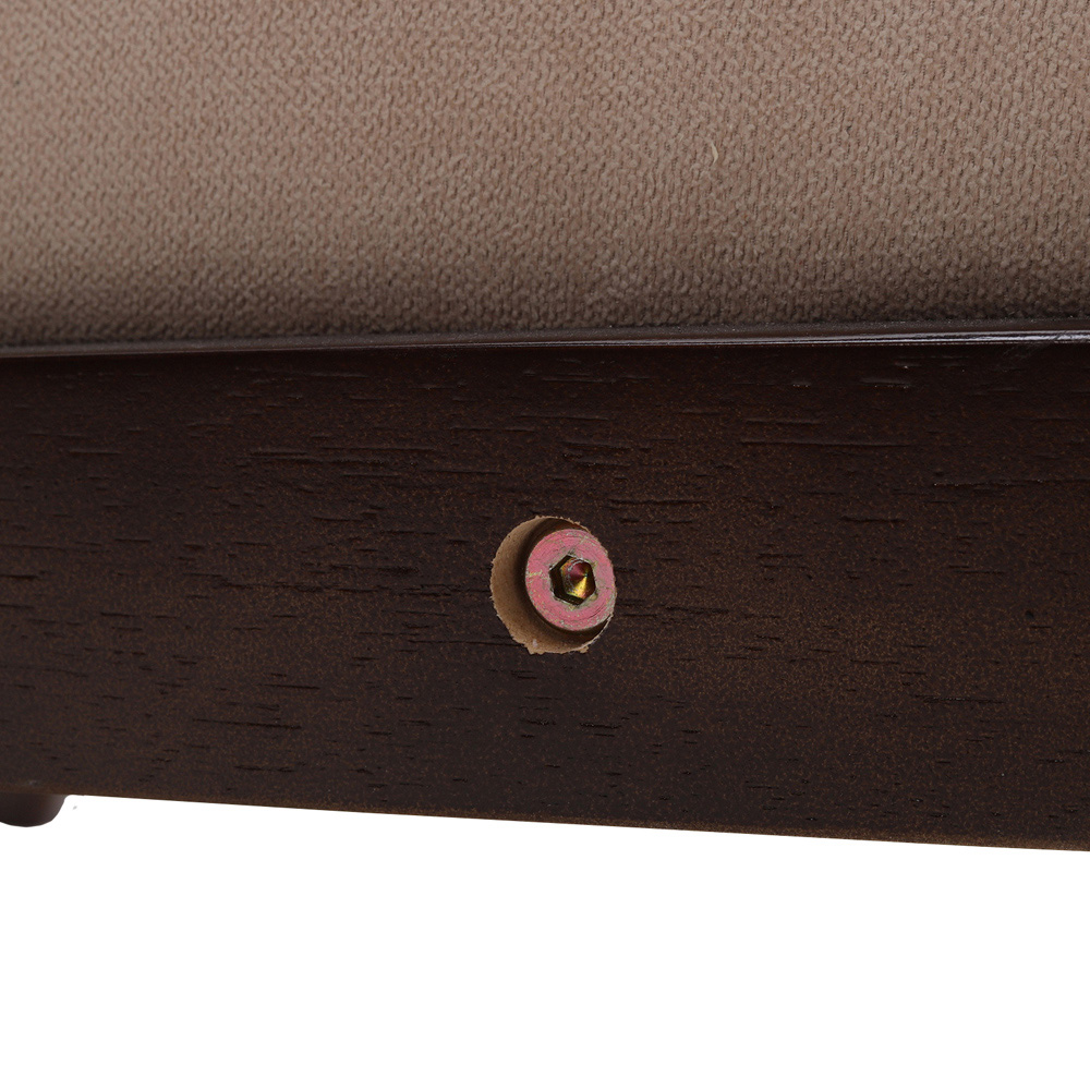 Living and Home Fabric Wooden Single Armchair Image 6