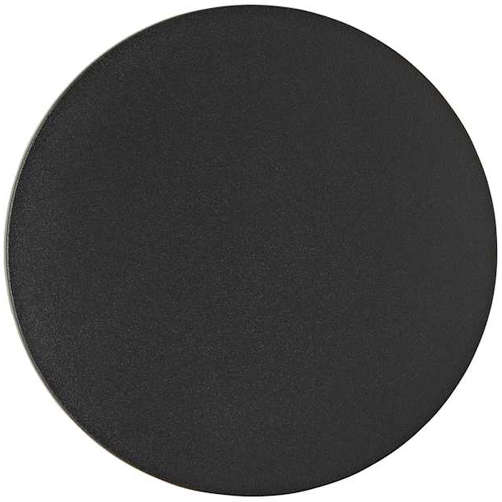 ValueLights Chad Matte Black Backlit Circle LED Outdoor Wall Light Image 3