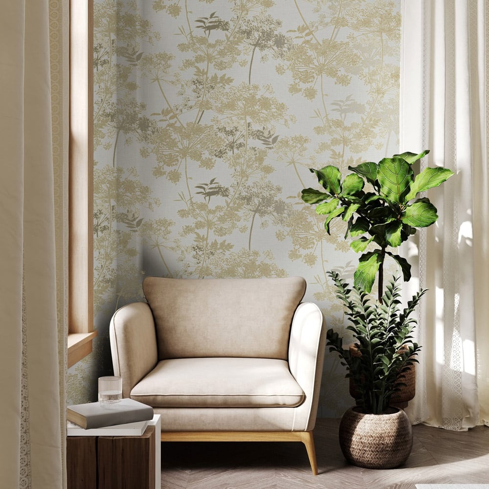 Superfresco Colours Meadow Cream Wallpaper Image 4