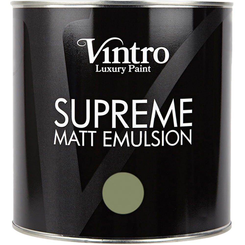 Vintro Paint Chiffchaff Green Matt Emulsion Interior Paint 2.5L Image 2