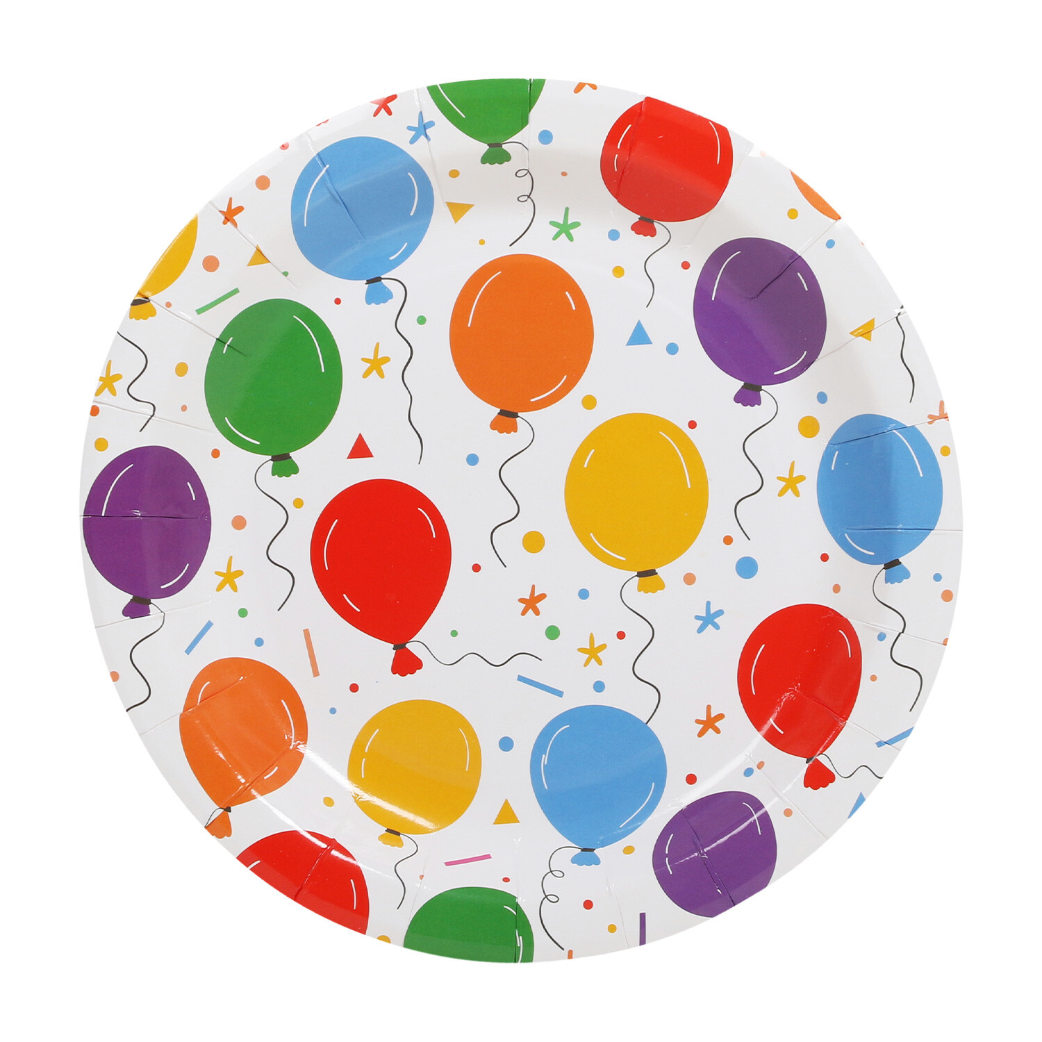 Pack of 8 Balloon Paper Plates Image