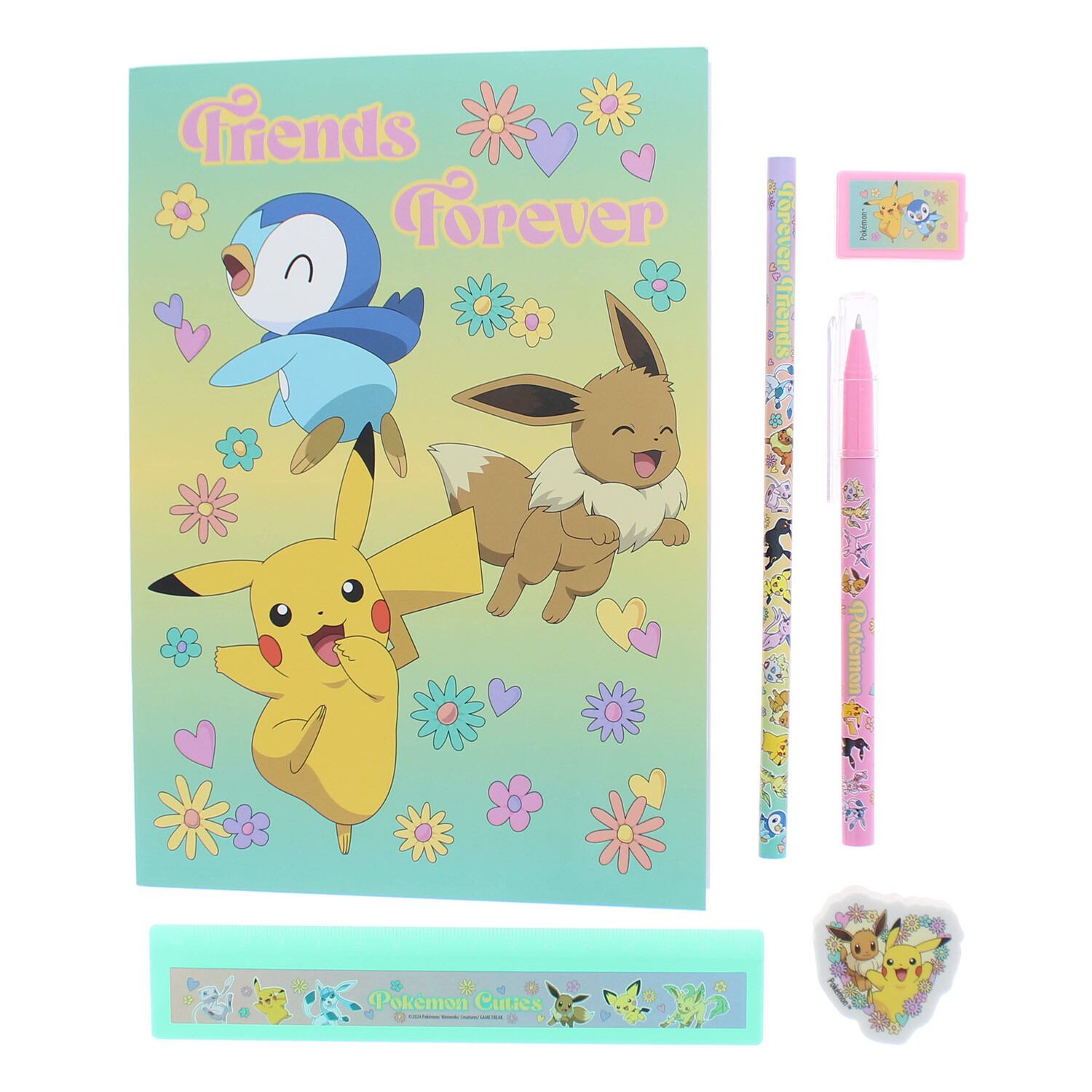 Pack of 6 Pokemon Cuties Super Stationery Set Image 2