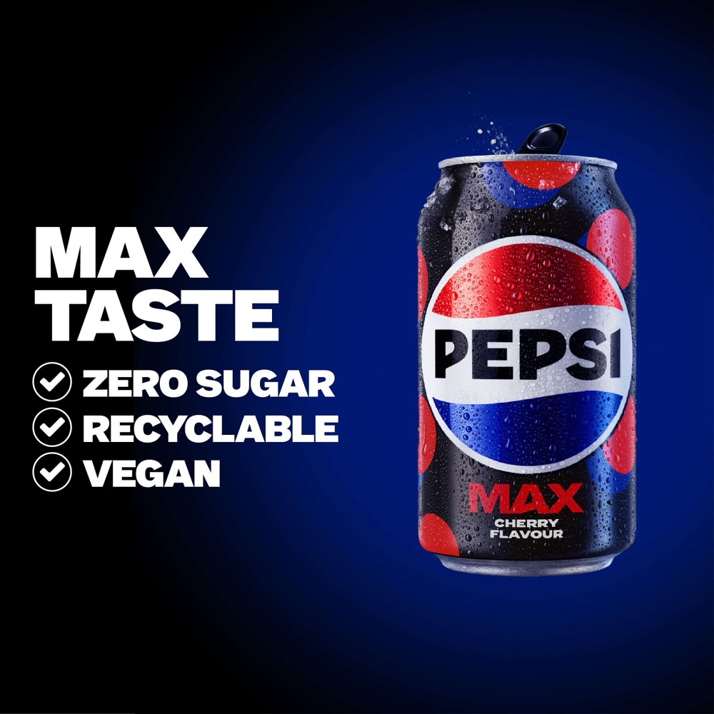 Pepsi Max Cherry 18 x 330ml Image 4