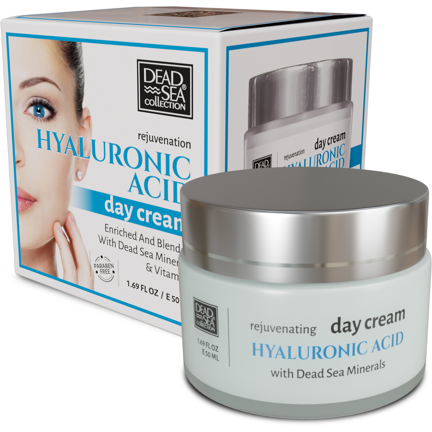 Dead Sea Collection Hyaluronic Acid Rejuvenation Day Cream - White Image