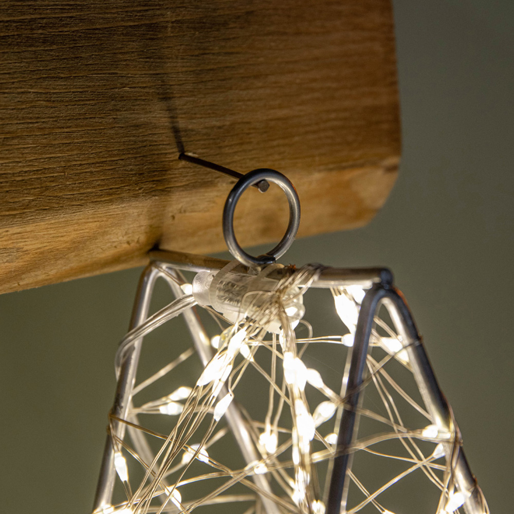 Samuel Alexander Warm White LED Dewdrop Christmas Star 50cm Image 2