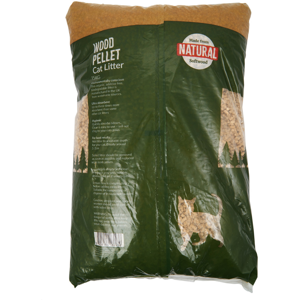 Natural Wood Pellet Cat Litter Image 3
