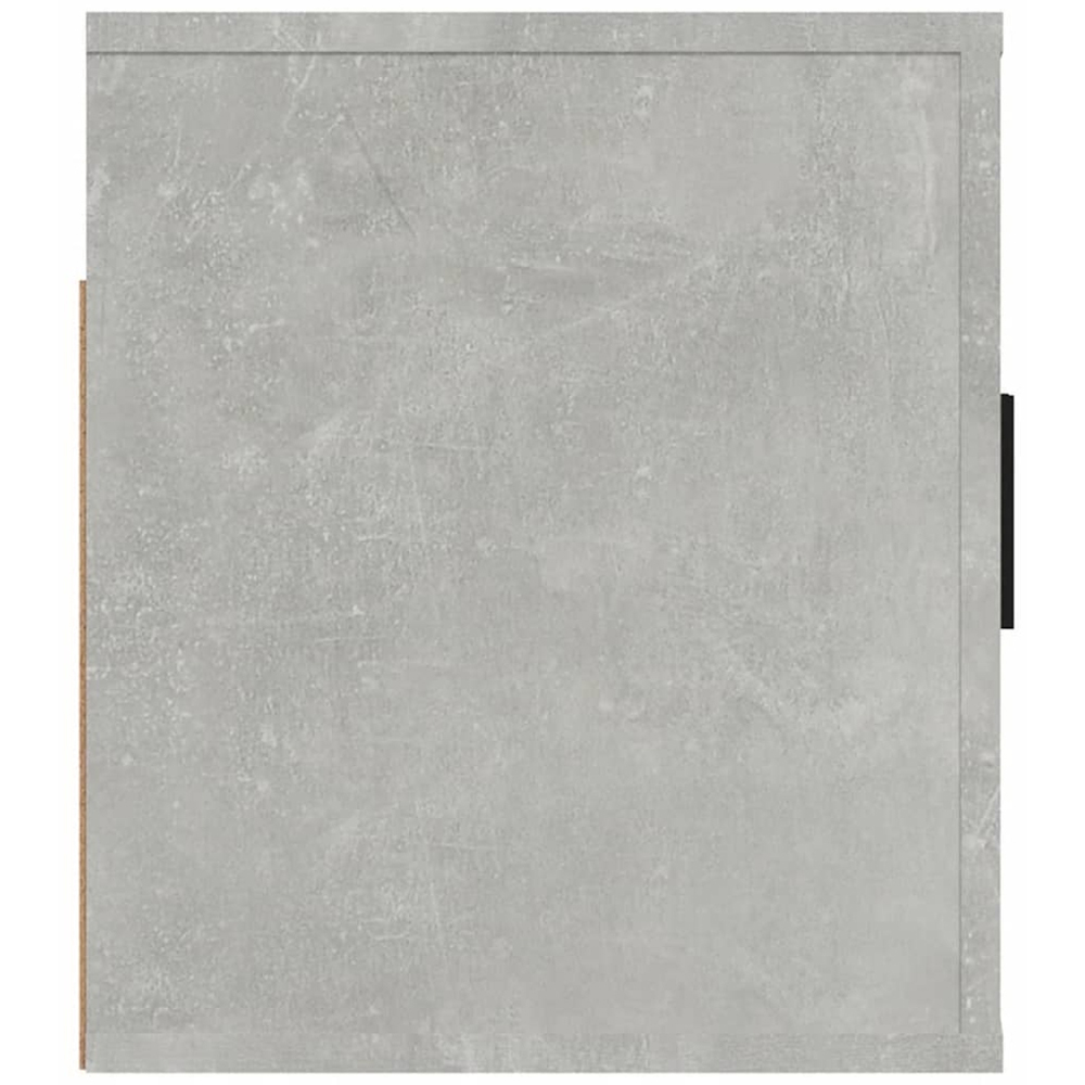 vidaXL 2 Door Concrete Grey Wall Mounted TV Cabinet Image 7