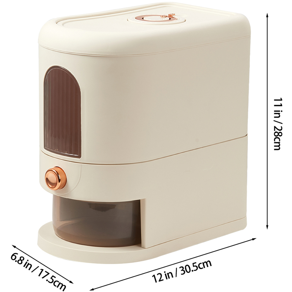 Living and Home Multi Functional Large Capacity Rice Dispenser 5kg Image 8
