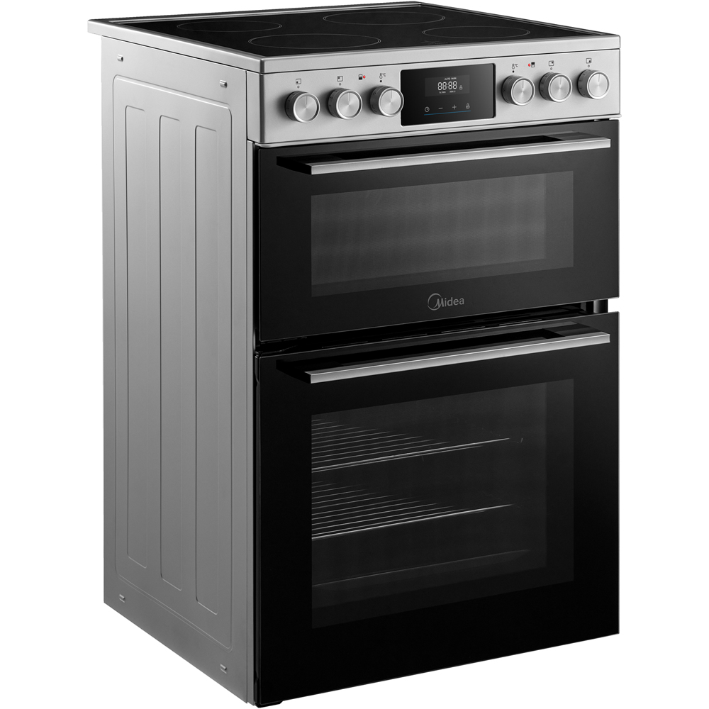 Midea MFO24EME4R118-SS Stainless Steel 60cm Double Oven Freestanding Cooker with Ceramic Hob Image 6