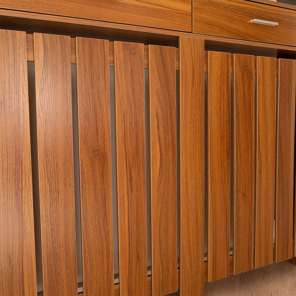 Portland 2 Drawer Wooden Radiator Cover Medium Image 6