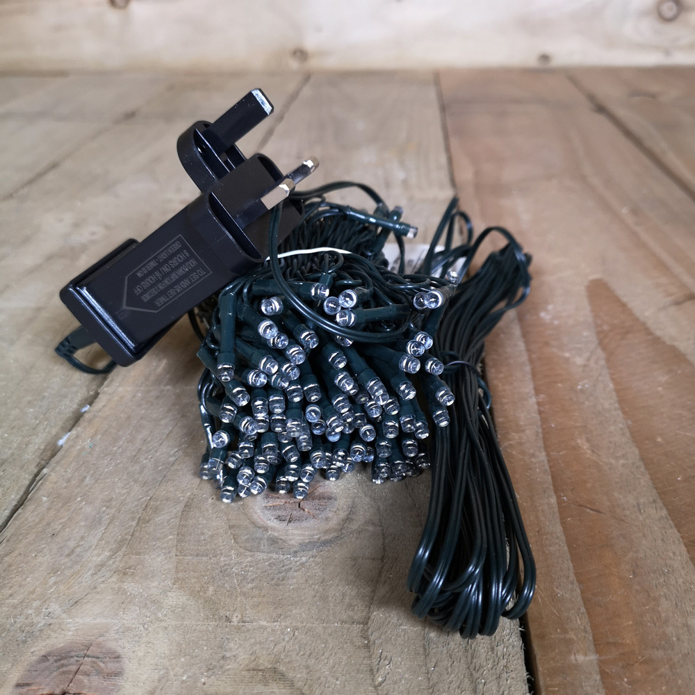 Premier SupaBrights 200 Warm and Cool White LED Multi-Function Green String Light 16m Image 5