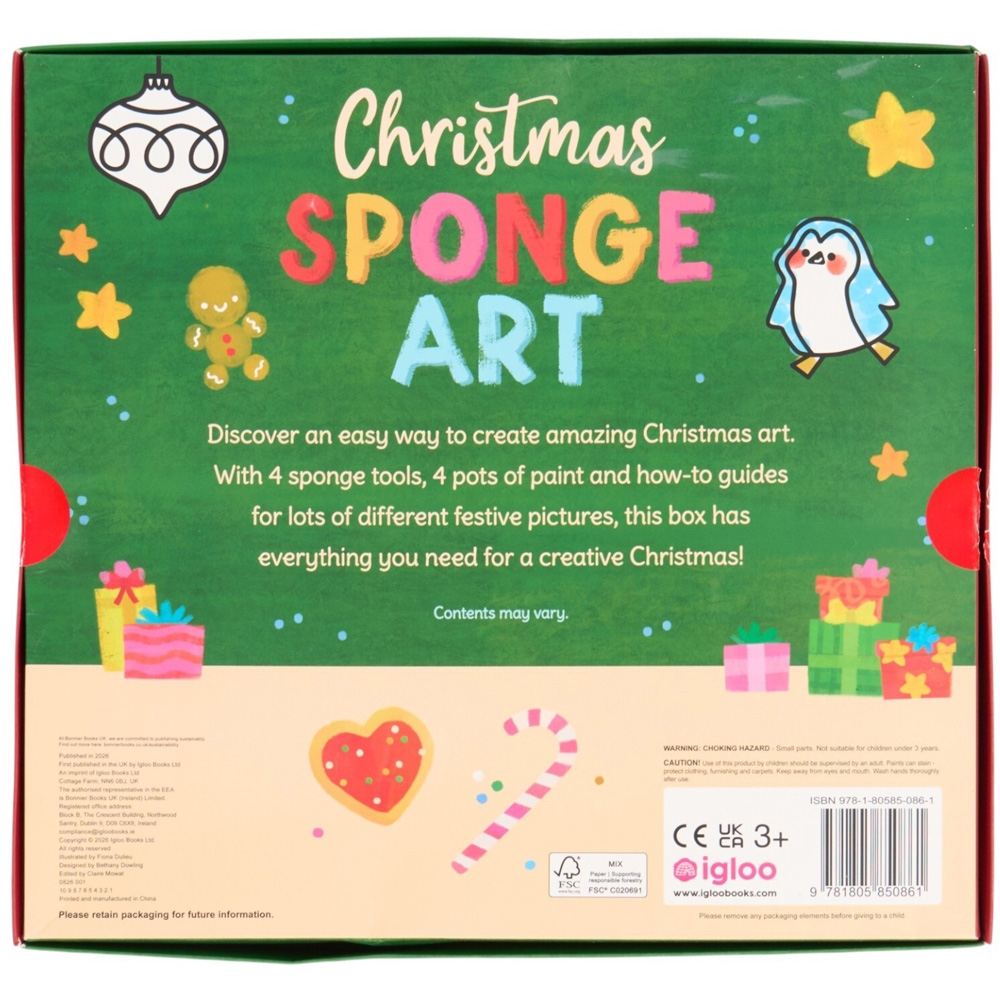 Christmas Sponge Art Image 2