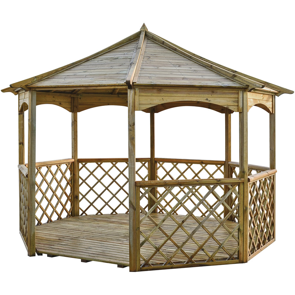 Rowlinson Buckingham Wooden Gazebo Image 2
