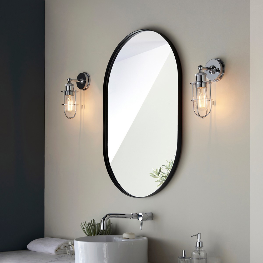 Merano Treviso Chrome Metal Wall Lamp Image 7