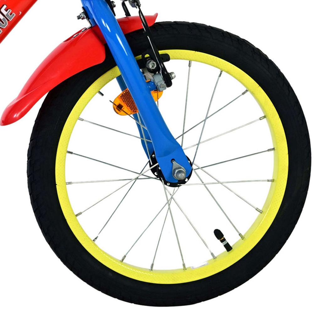 Volare Paw Patrol Kids Core 16 inch Multicolour Bike with Stabilisers Image 8