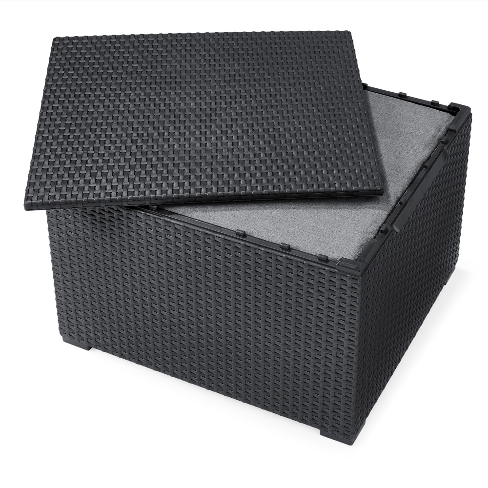 Keter Emma 5 Seater Graphite Rattan Wicker Sofa Set Image 3