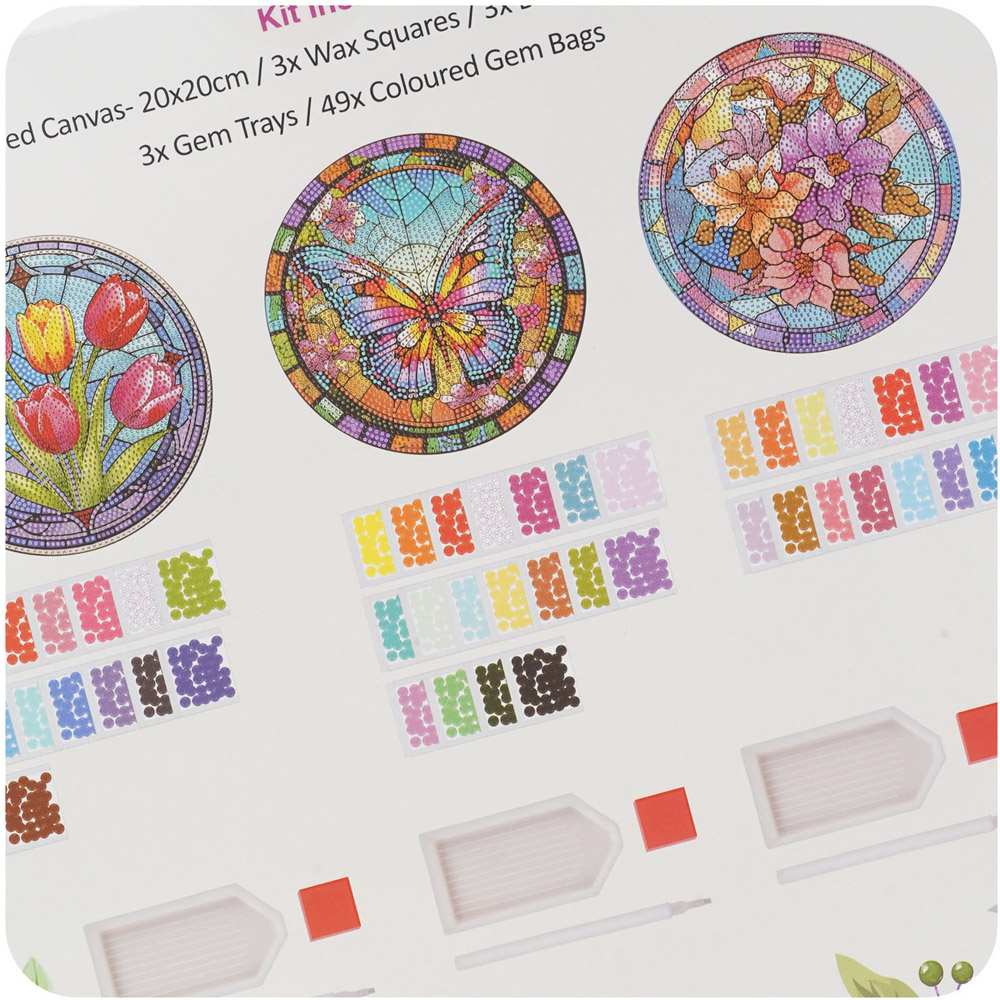 Crystal Canvas Stained Glass Effect Kit Multipack Image 4