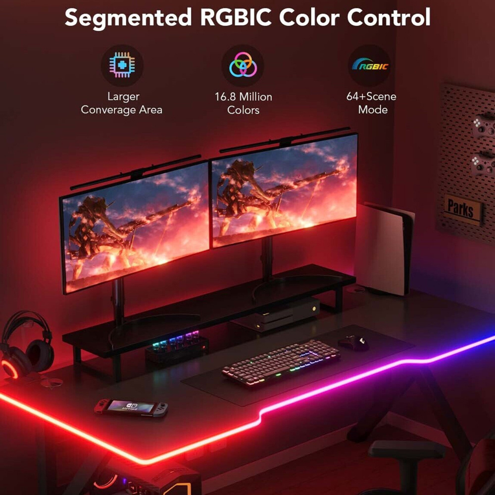 Govee RGBIC LED Smart Gaming Table Neon Rope Light 3m Image 9