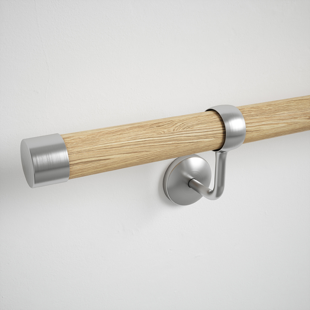 Woodworx Pine Wood Stair Hand Rail Kit 3.6m Image 6