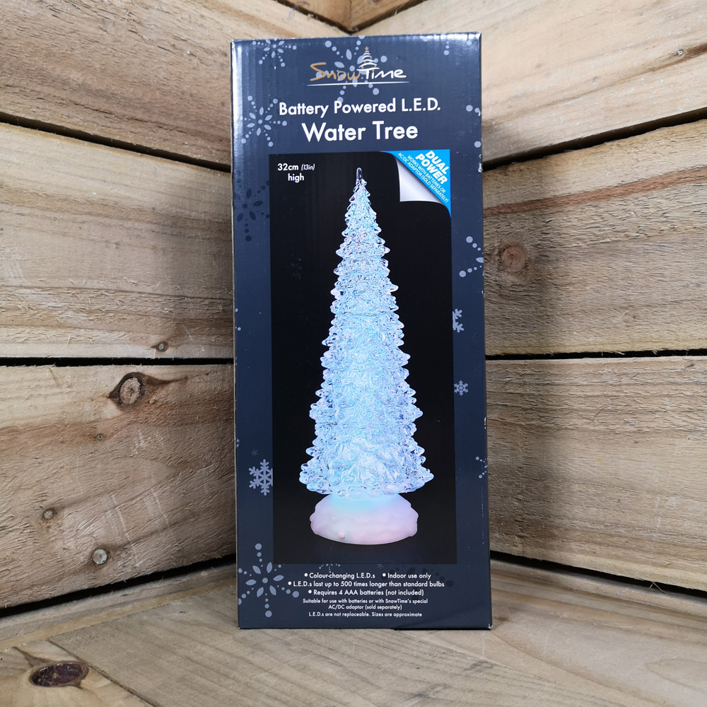 Samuel Alexander Colour Changing Tree LED Christmas Water Spinner 32cm Image 7