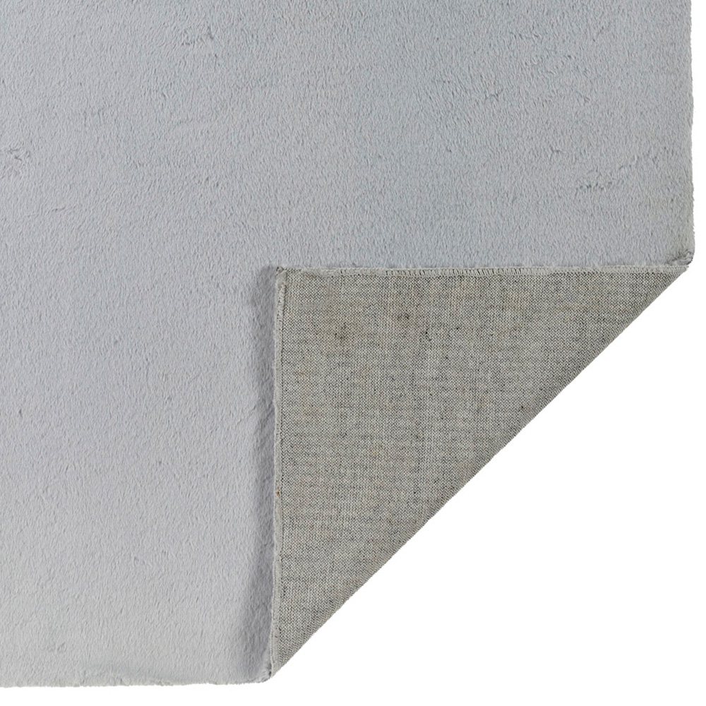 Origins My Washable Grey Faux Fur Rug 67 x 200cm Image 3
