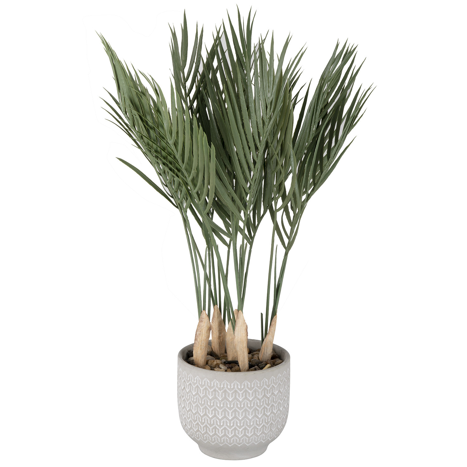 Palm Leaves in Pot Artificial Plant Image