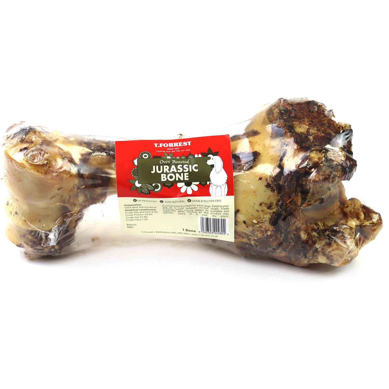 T.Forrest Roasted Jurassic Bone Dog Treat 2kg Image