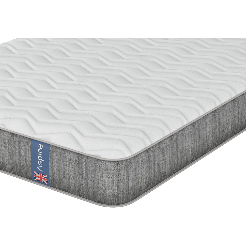 Aspire ComfortRest Single Medium Comfort Eco Foam Pocket Spring Hybrid Mattress Image 3