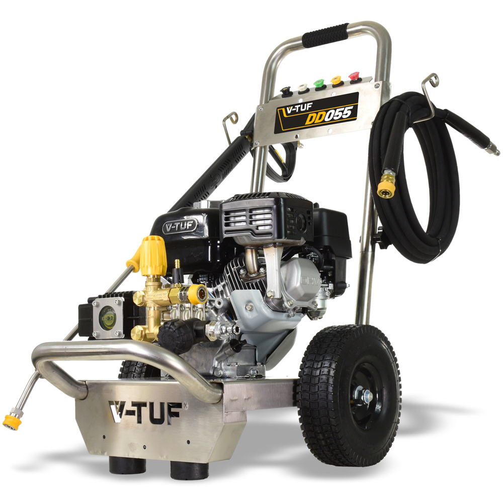 V-TUF DD055 5.5HP Honda Driven Industrial Petrol Pressure Washer 140Bar Image 1