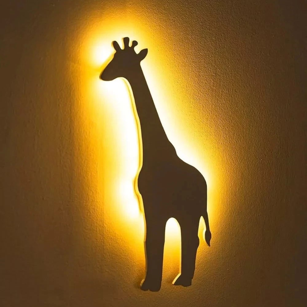 Marco Paul Warm White LED Giraffe Wall Mounted Kids Night Light 45cm Image 3