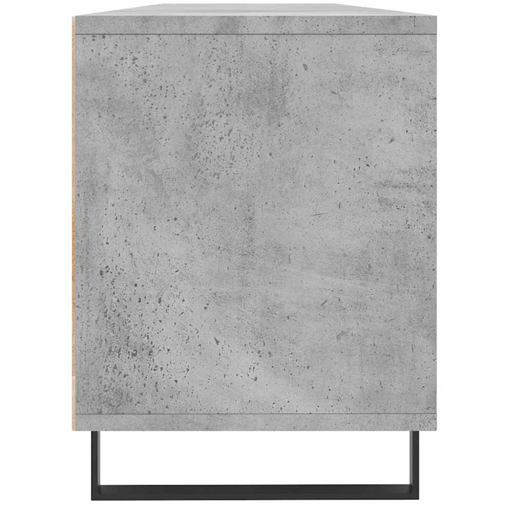 vidaXL 3 Door 3 Shelf Concrete Grey TV Cabinet Image 7