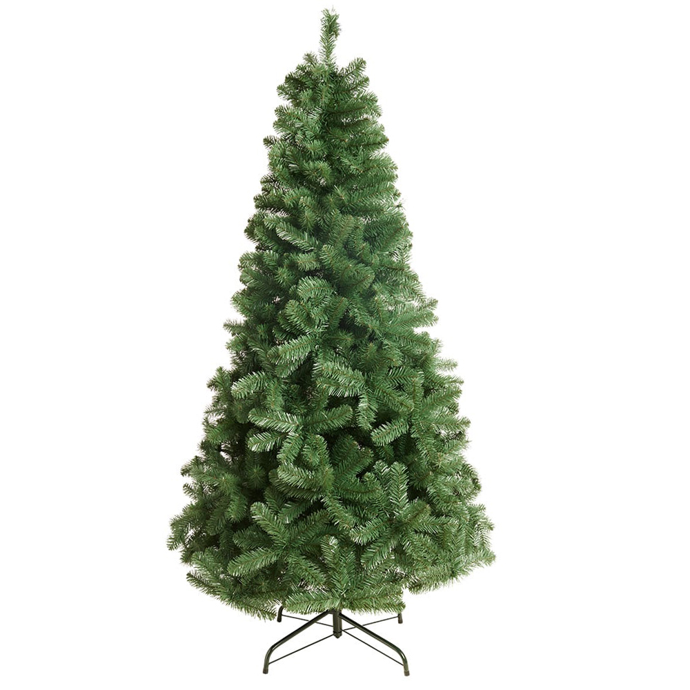 Wilko Green Unflocked  Scandinavian Fir Christmas Tree 7ft Image 1